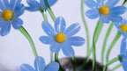 Blue Liuli Crystal Daisy Bonsai
