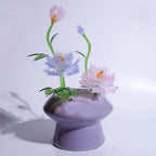 Purple-Pink Liuli Crystal Peony Bonsai