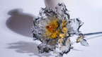 Golden Black Liuli Crystal Peony