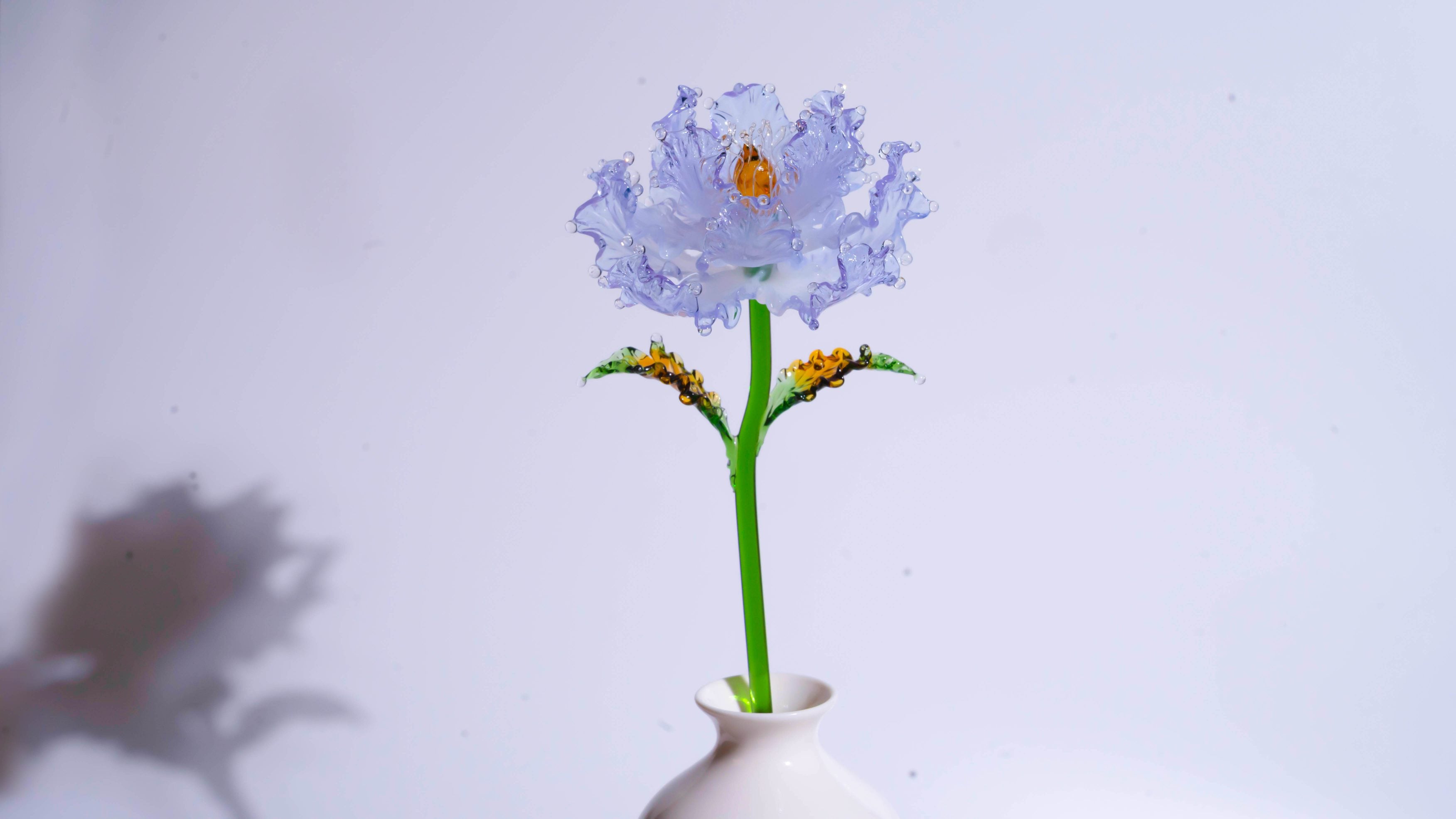 Blue Liuli Crystal Peony - New Arrival