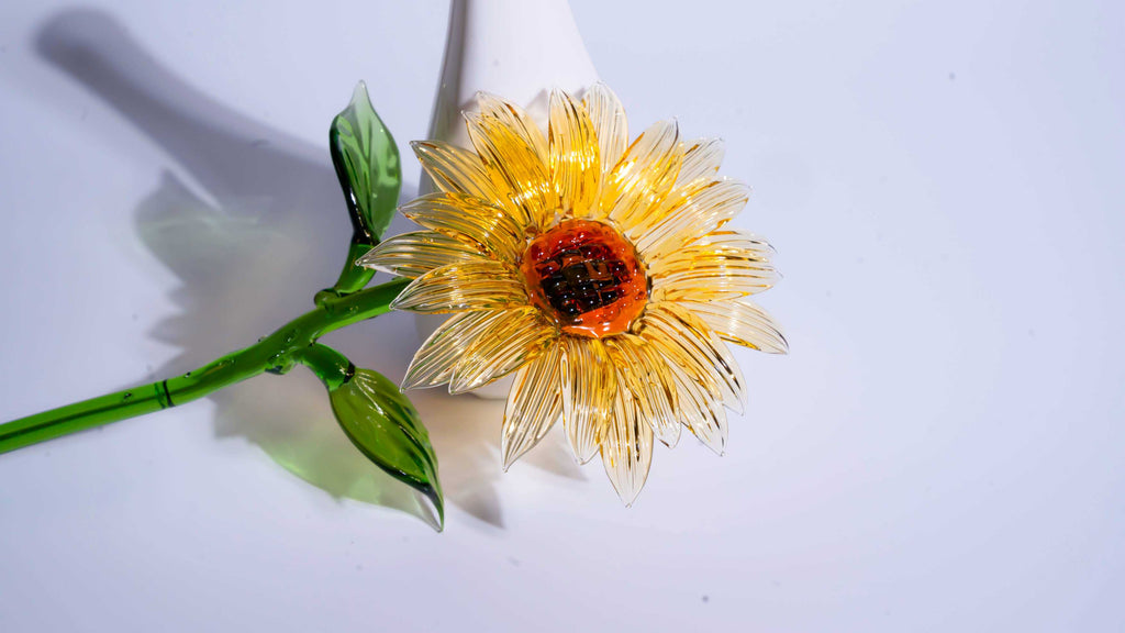Liuli Crystal Sunflower