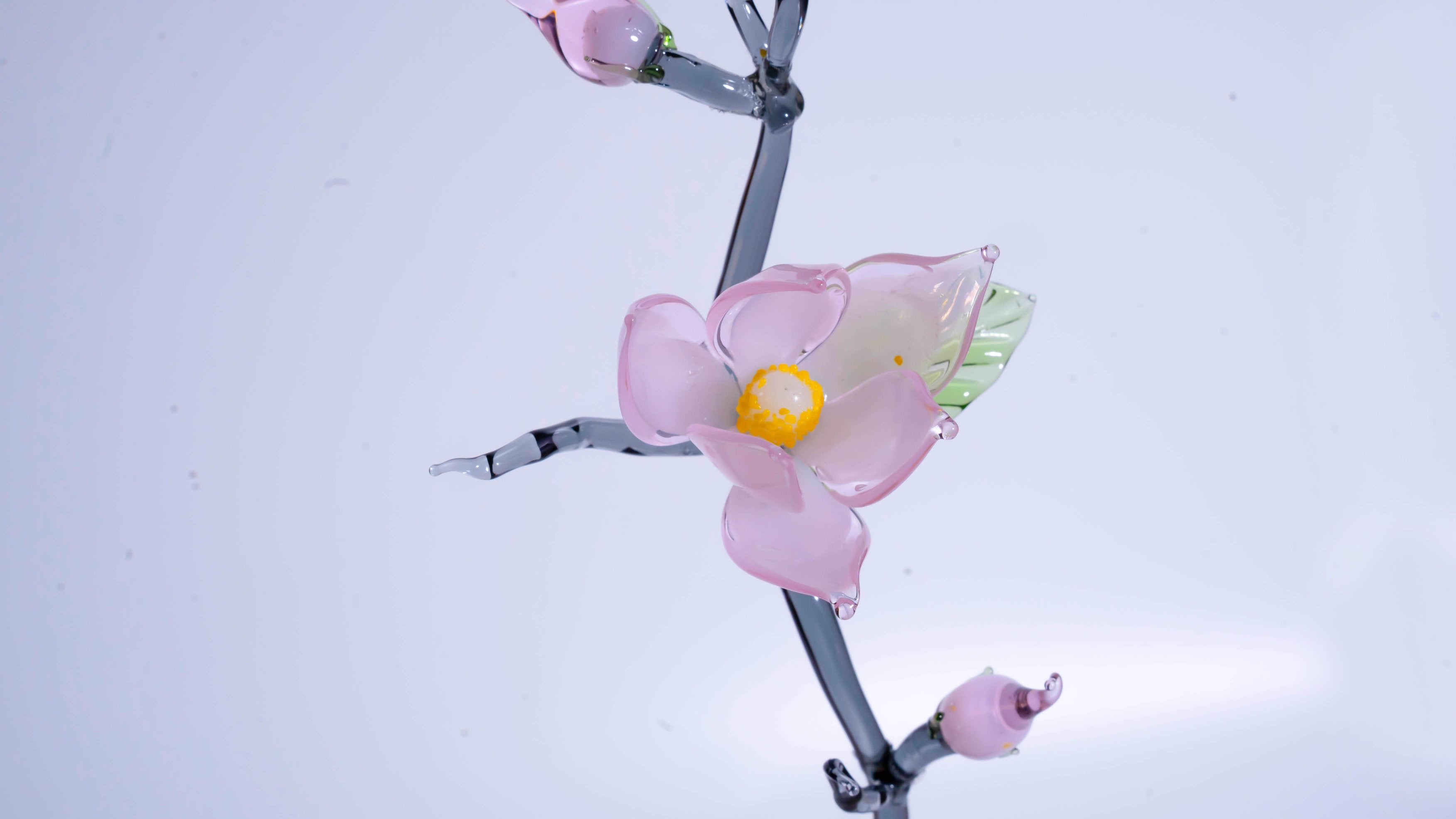 Pink LiuLi Crystal Orchid