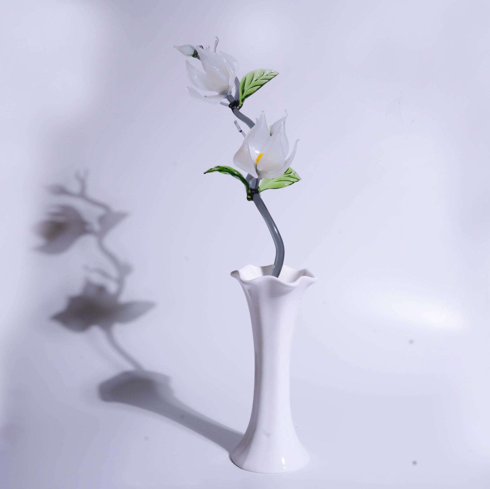 White LiuLi Crystal Orchid