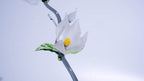 White LiuLi Crystal Orchid