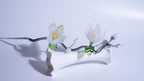 White LiuLi Crystal Orchid