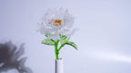 White Liuli Crystal Peony