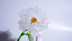 White Liuli Crystal Peony