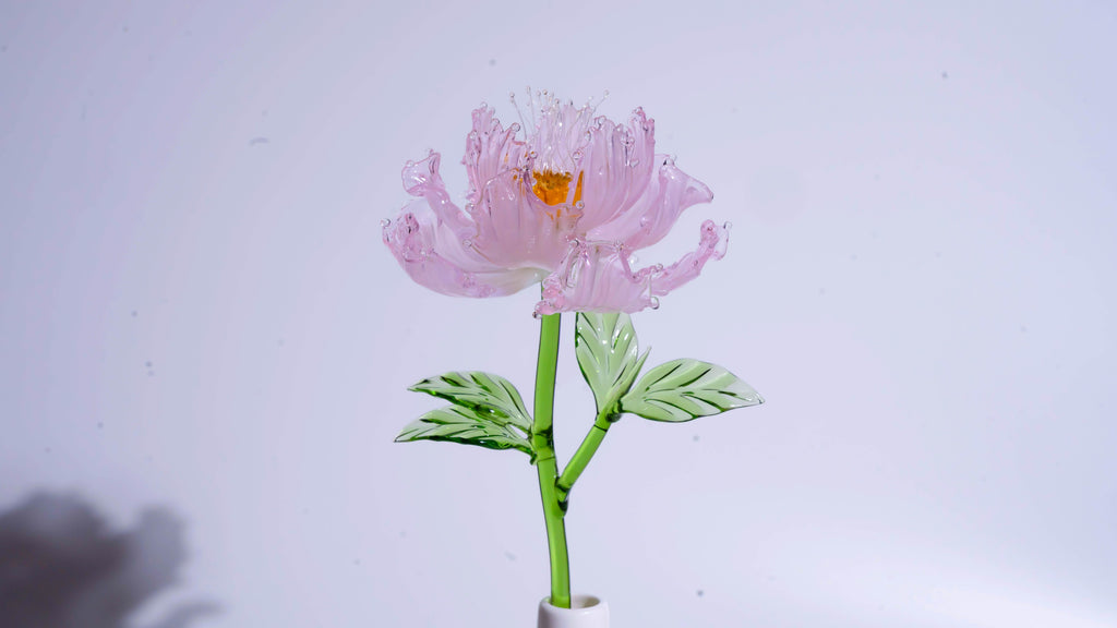 Pink Liuli Crystal Peony