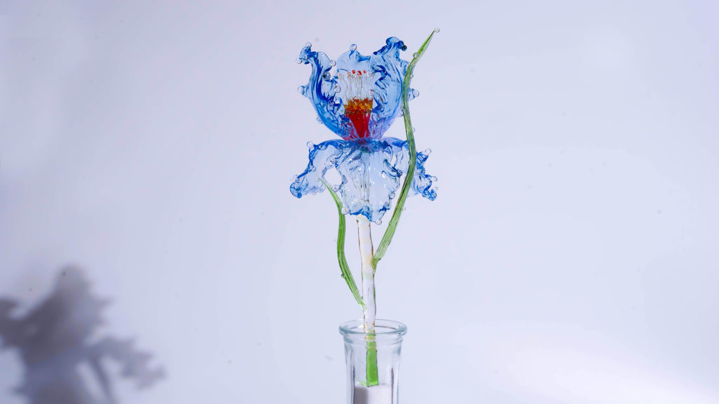 Red Liuli Crystal Iris