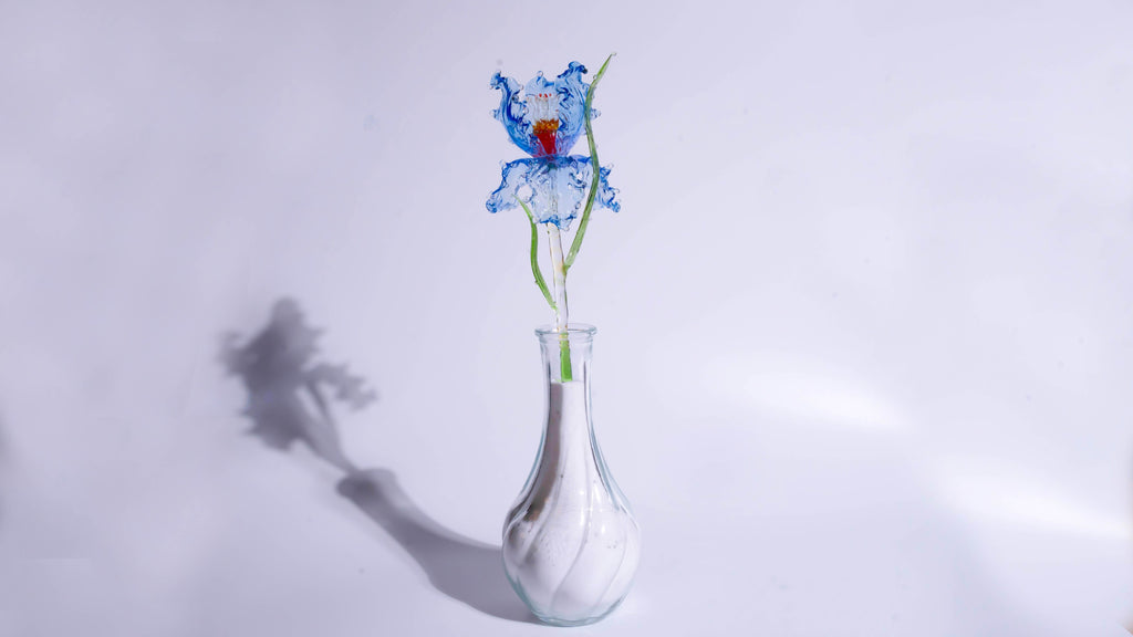 Red Liuli Crystal Iris