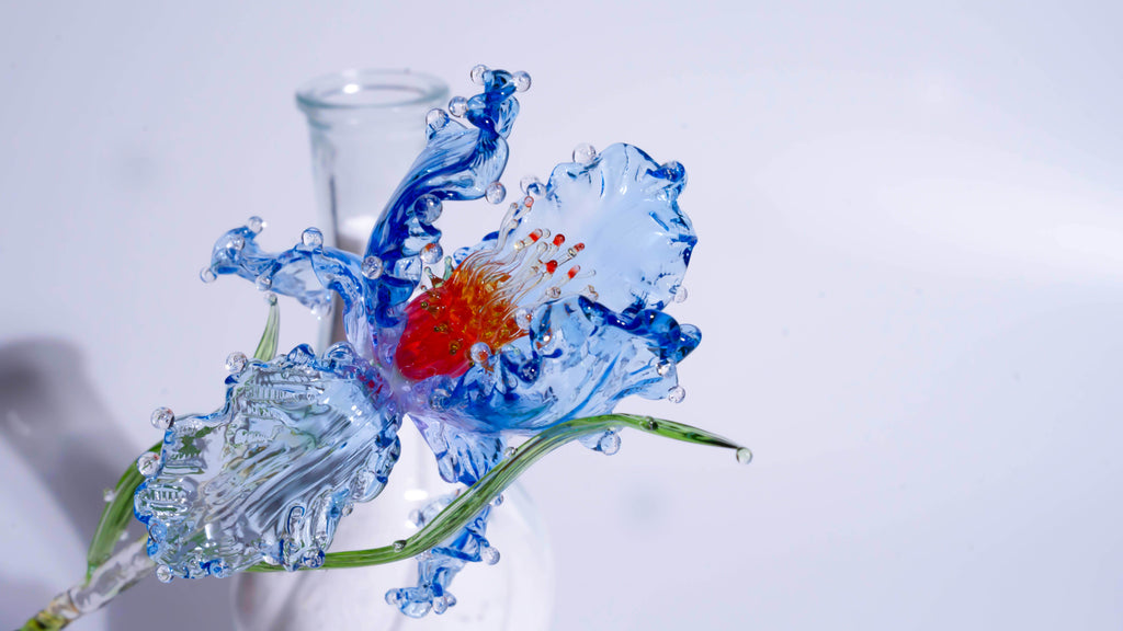 Red Liuli Crystal Iris
