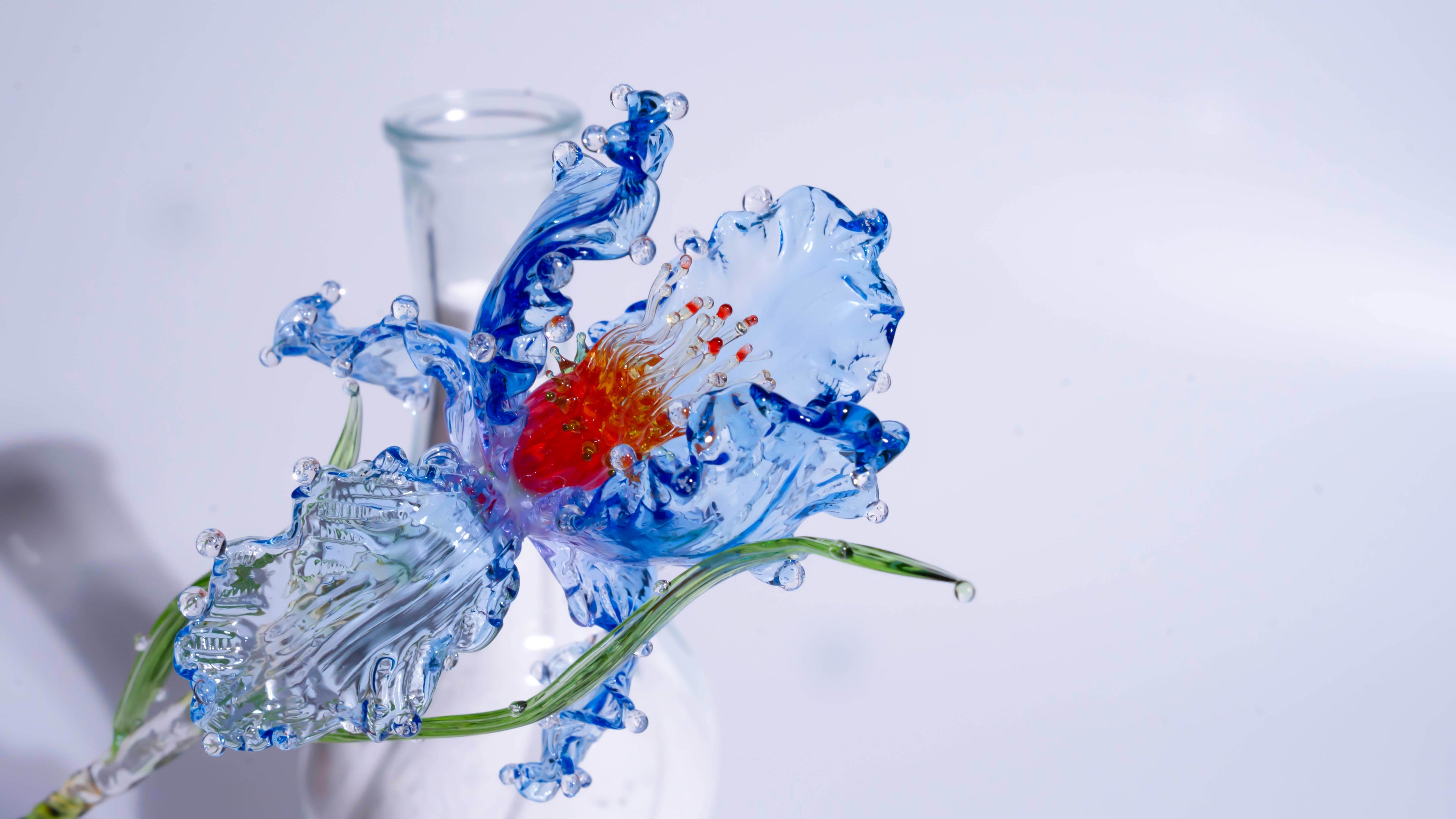 Red Liuli Crystal Iris