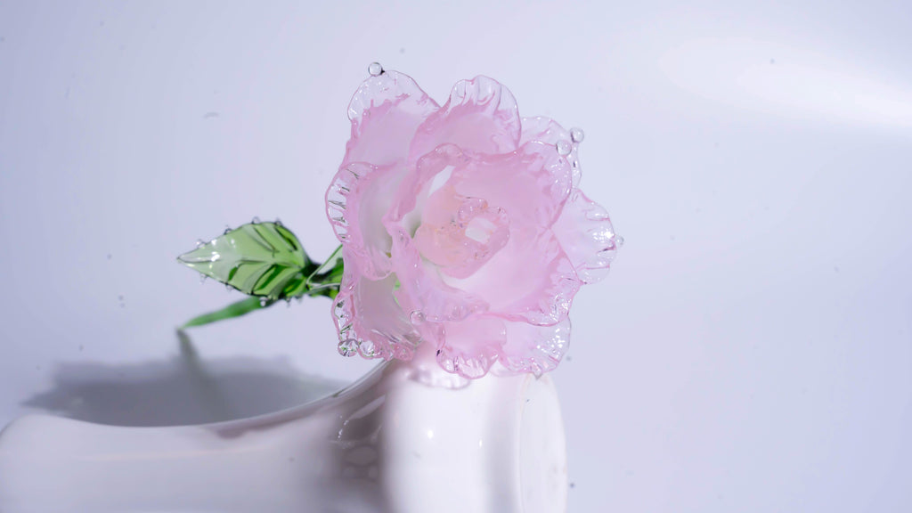 Pink LiuLi Crystal Rose