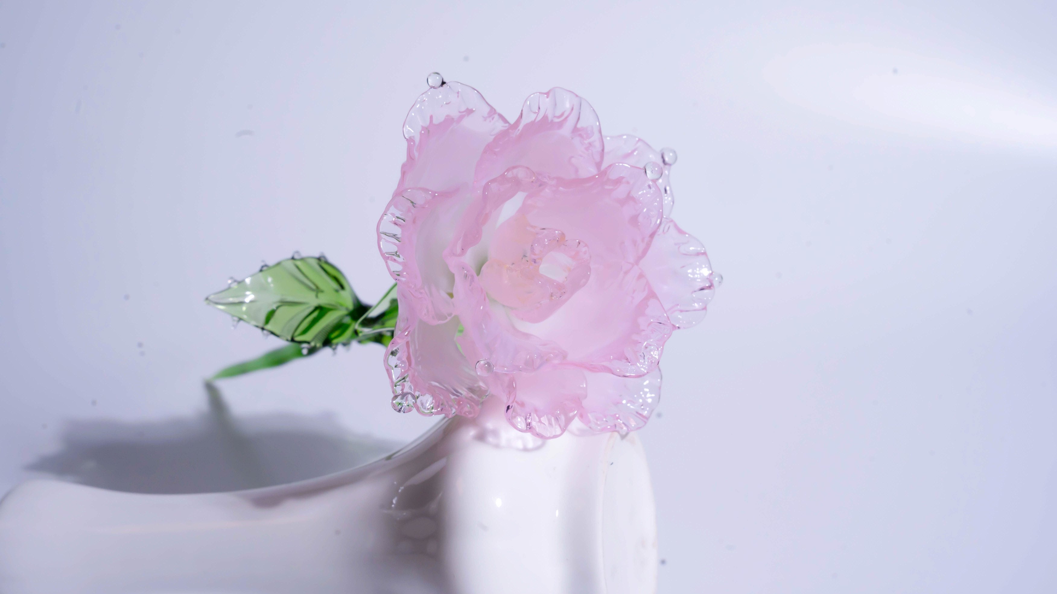 Pink LiuLi Crystal Rose