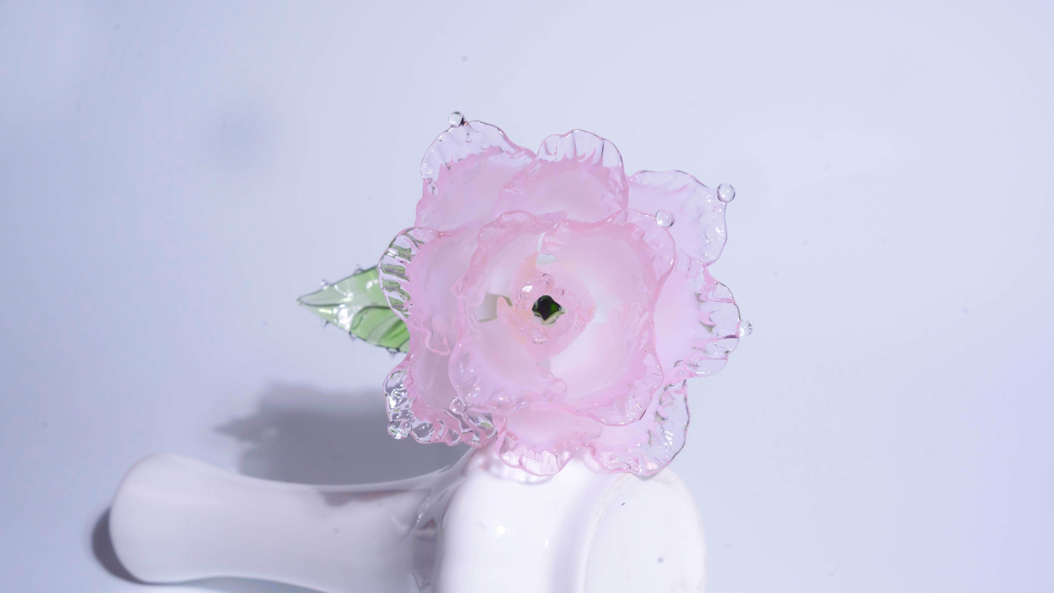Pink LiuLi Crystal Rose