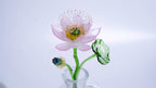 Pink LiuLi Crystal Lotus
