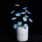 Blue Liuli Crystal Daisy Bonsai