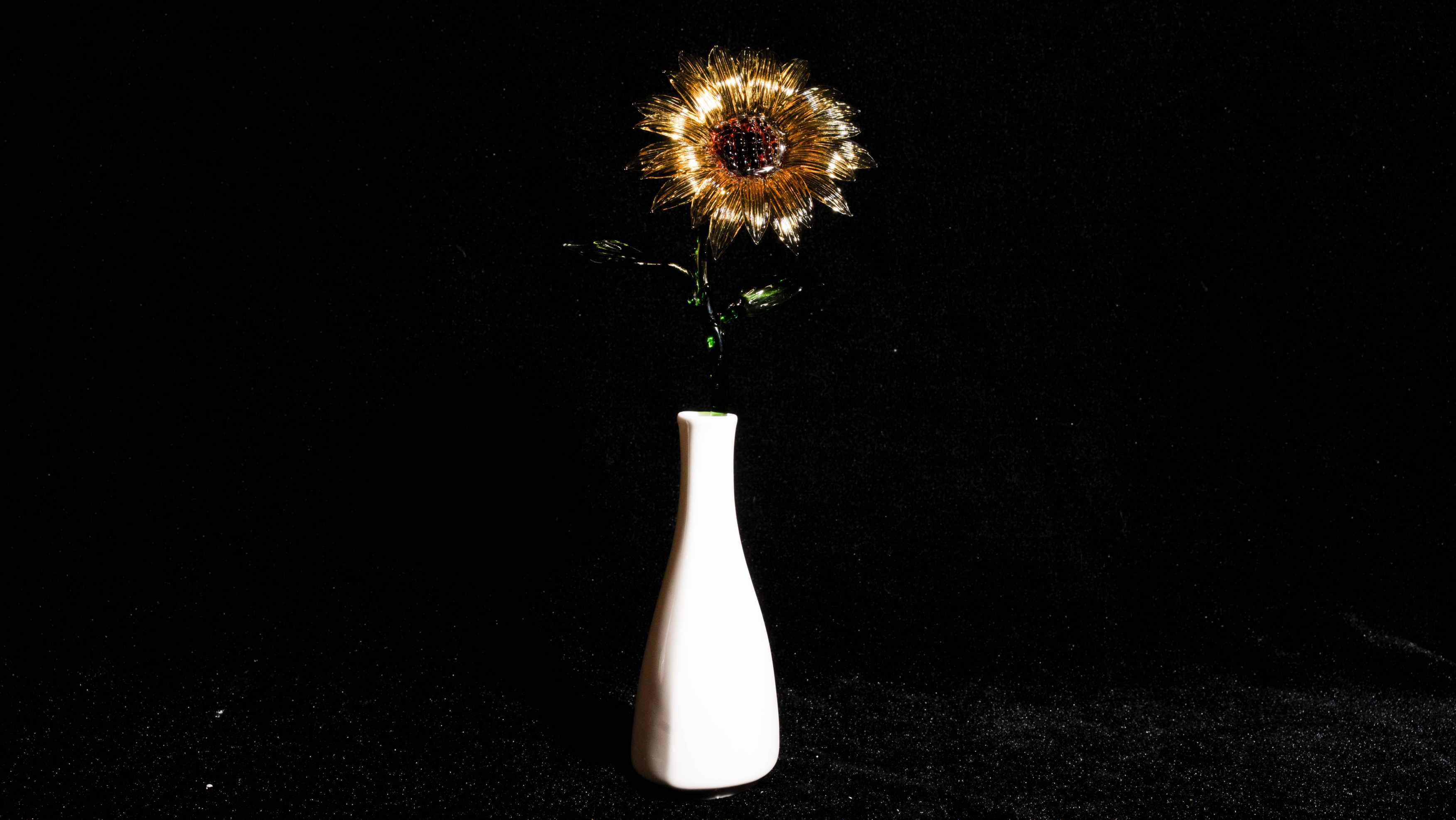 Liuli Crystal Sunflower