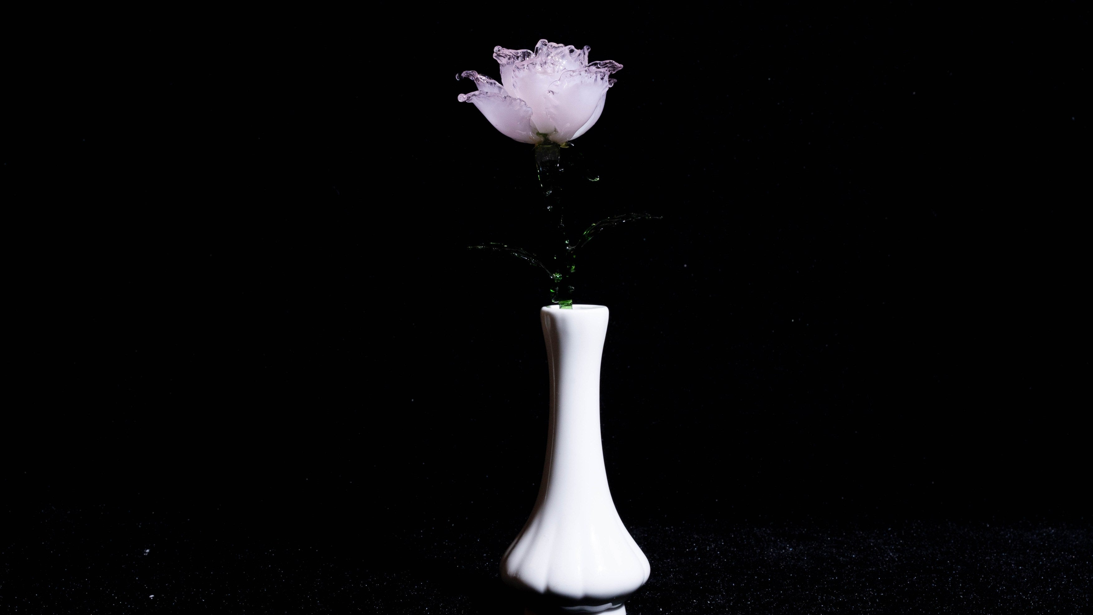 Pink LiuLi Crystal Rose