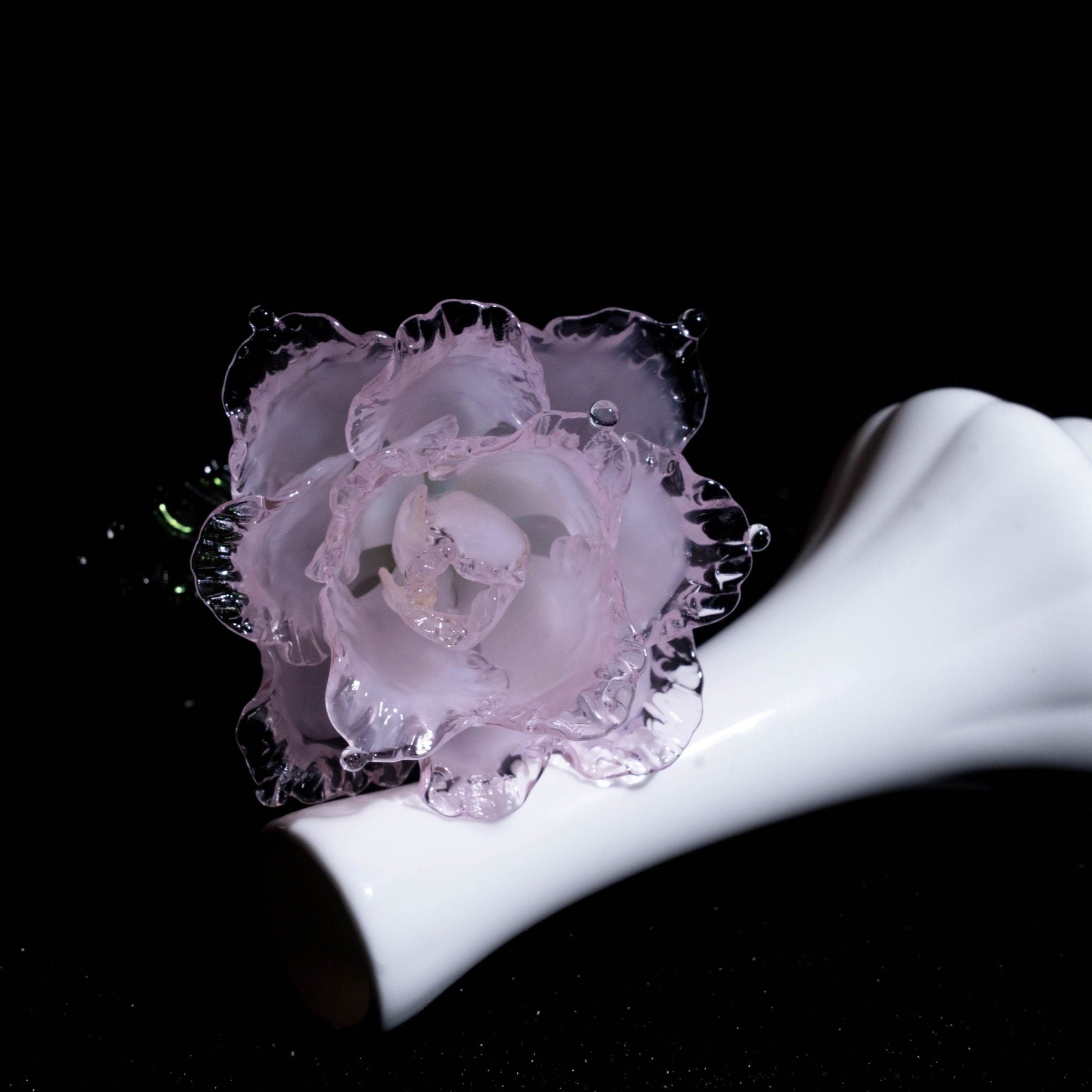 Pink LiuLi Crystal Rose