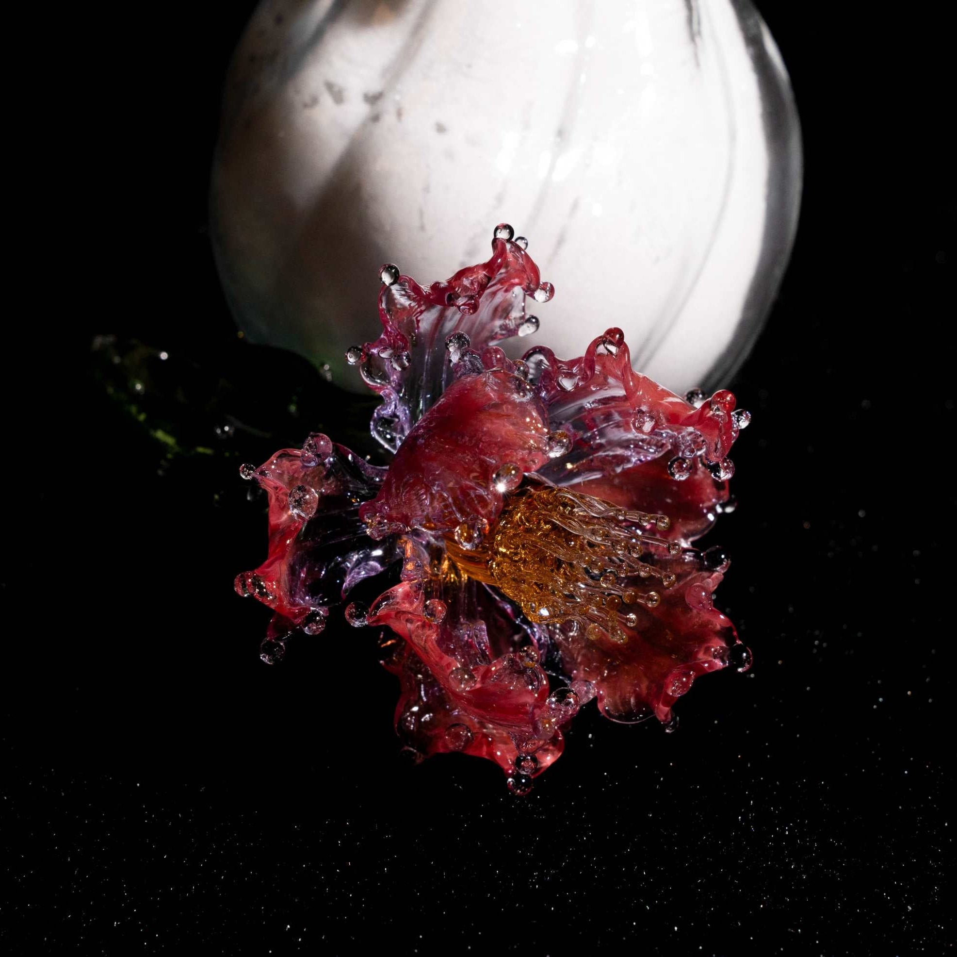 Red LiuLi Crystal Poppy