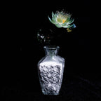 Green LiuLi Crystal Lotus