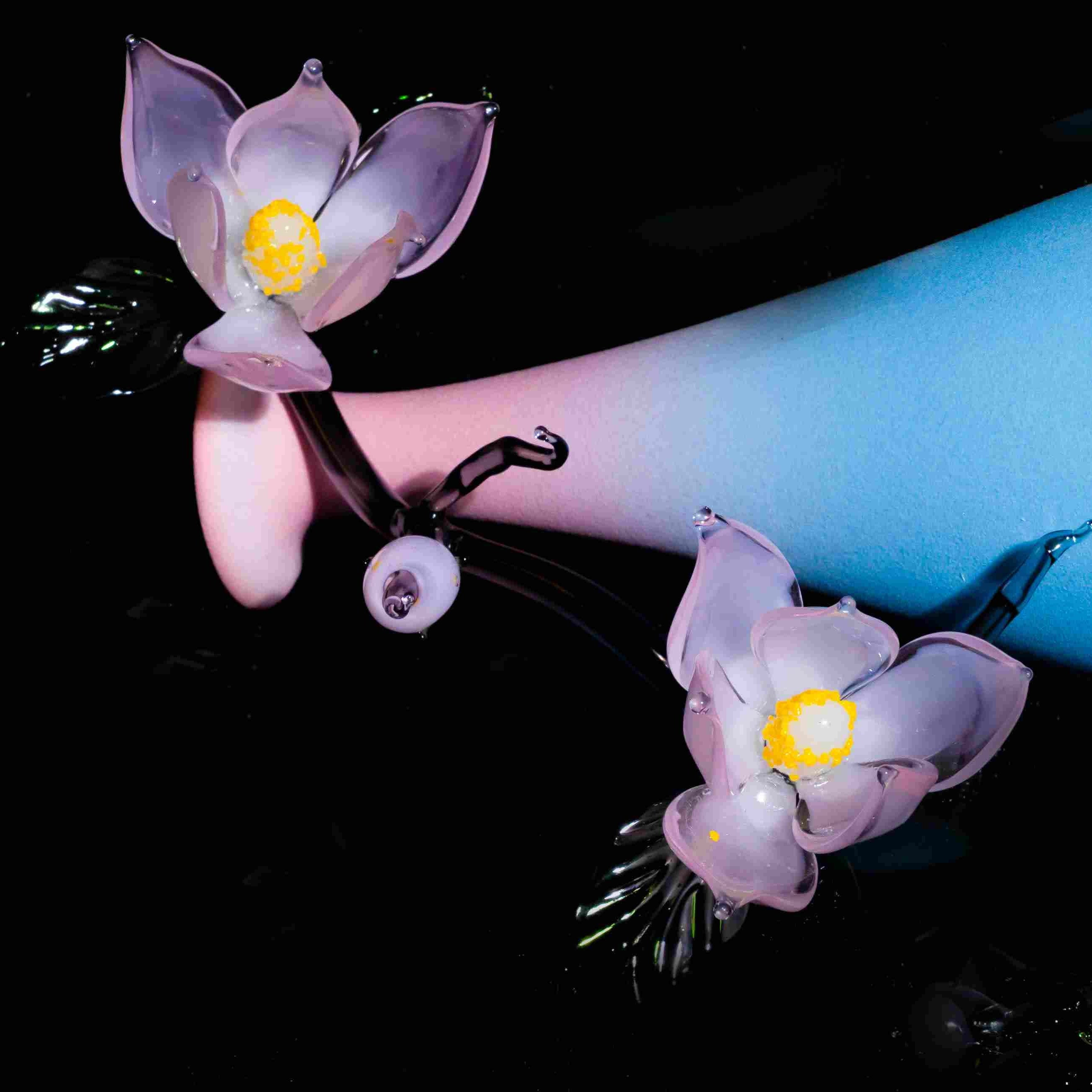 Pink LiuLi Crystal Orchid