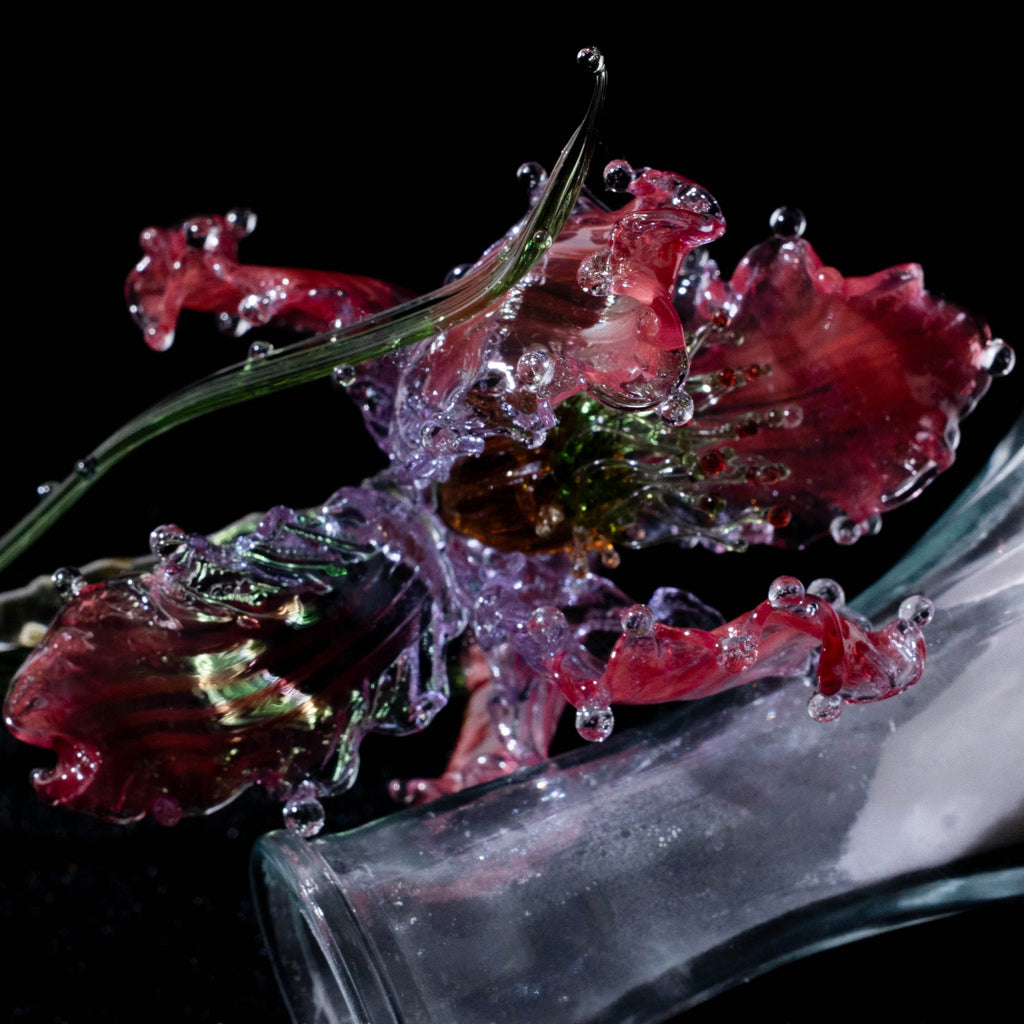 Red Liuli Crystal Iris