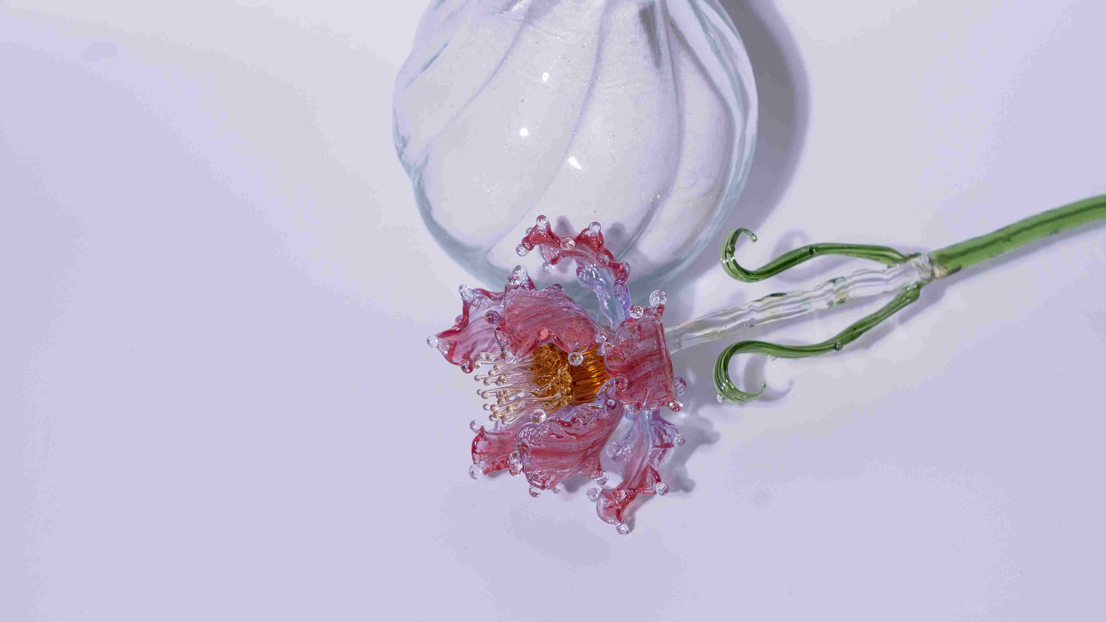 Red LiuLi Crystal Poppy